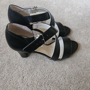 LifeStride Black Women's Dress Sandals